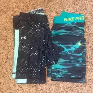 Under Armour, Nike Capris